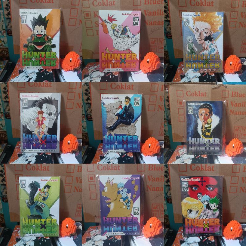 Hunter x Hunter Comic 1,2,3,4,5,6,7,8,9 วาด / Hunter x Hunter การ์ตูน vol. 1,2,3,4,5,6,7,8,9 วาด