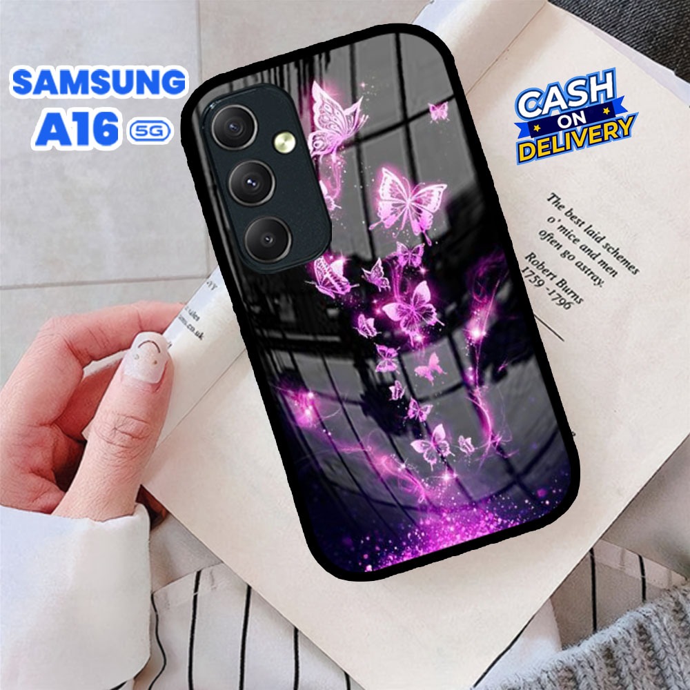 กระจกซอฟท์เคส | เคสกระจก | ปลอกแก้ว | SAMSUNG A16 [ S08 ].