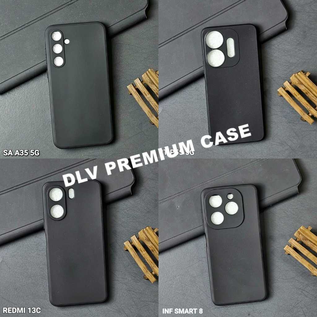 POCO M6 4G POCO M6 PRO 4G MACAROON BLACK PREMIUM SOFT CASE BLACK POCO M6 4G POCO M6 PRO 4G