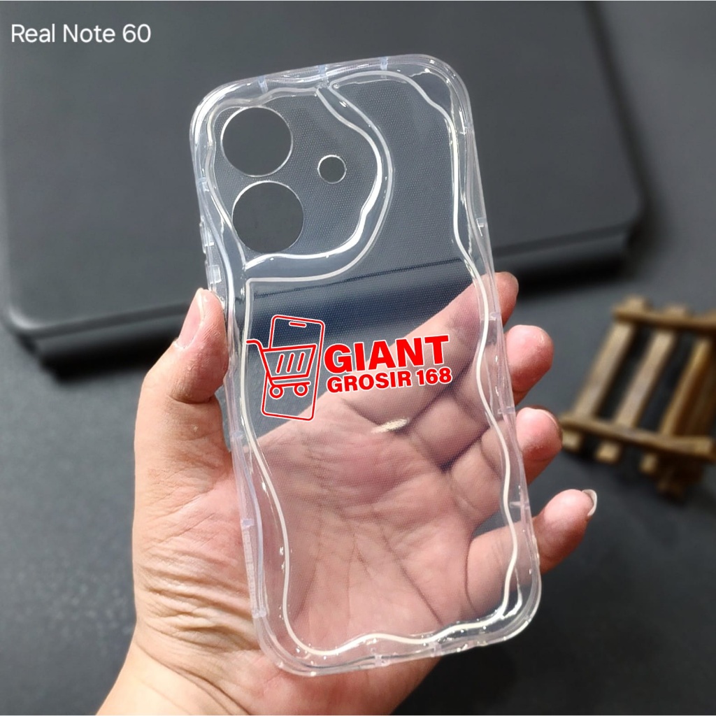 เคส 3D Wave Edge Case Clear Realme Note 60 Realme Note 60X Realme C53 Realme C51 Realme C51S Realme 