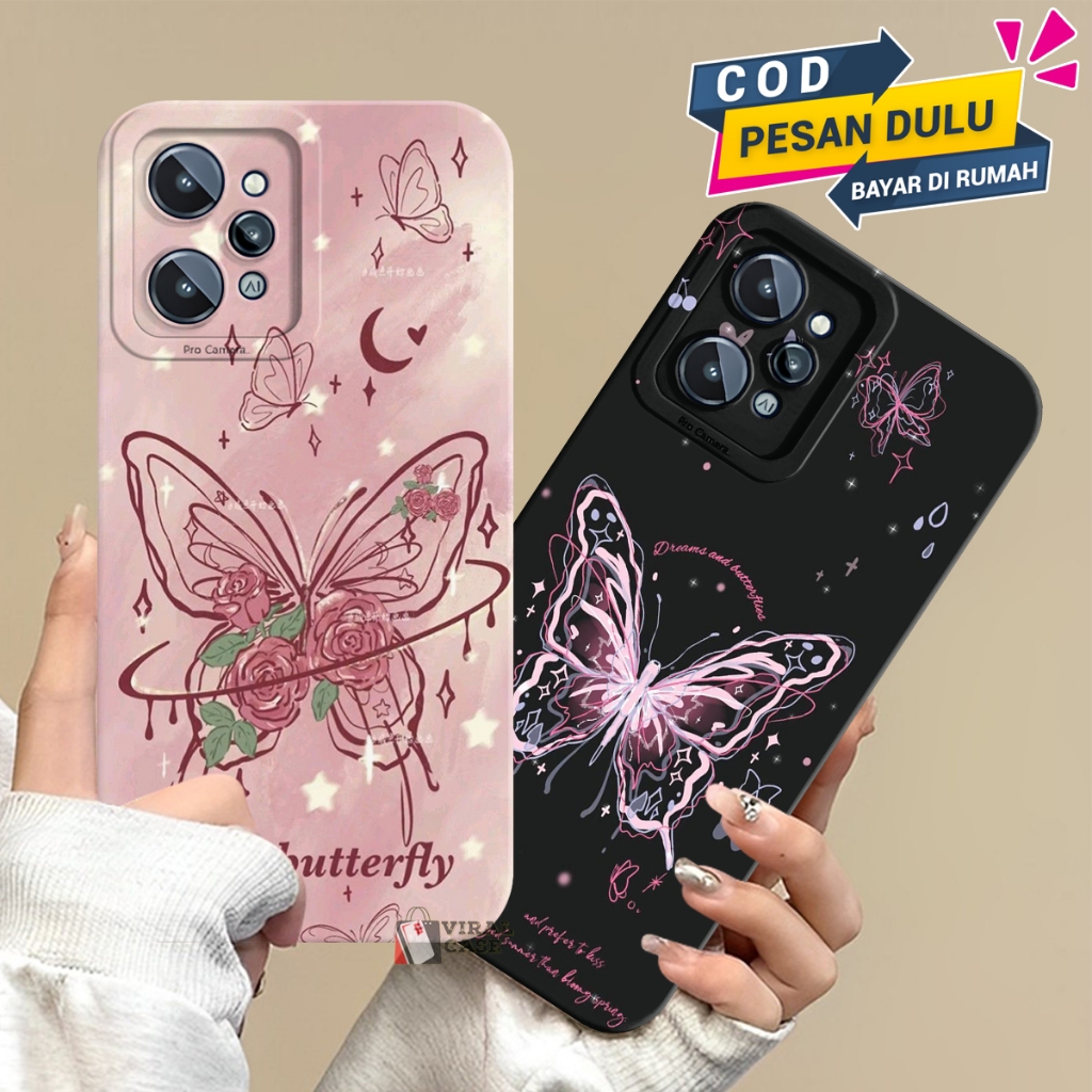 HP Softcase Redmi 12 12C 9C 9A 10A 10C 9T 8 9 10 4G 10 5G Poco C40 Fashion Case Branded-Xiaomi Redmi