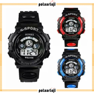 PA JAM TANGAN RUBBER S-SPORT S-1790 DIGITAL FASHION LED GROSIR MURAH PRIA WANITA JF038