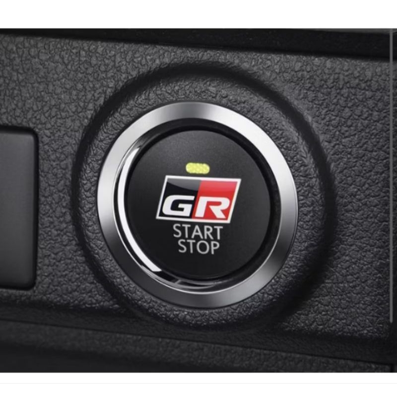 Tombol MESIN Engine Start Stop Button Cover Ori GR SPORT Agya Avanza Fortuner Rush Raize Innova Yaris Universal Car