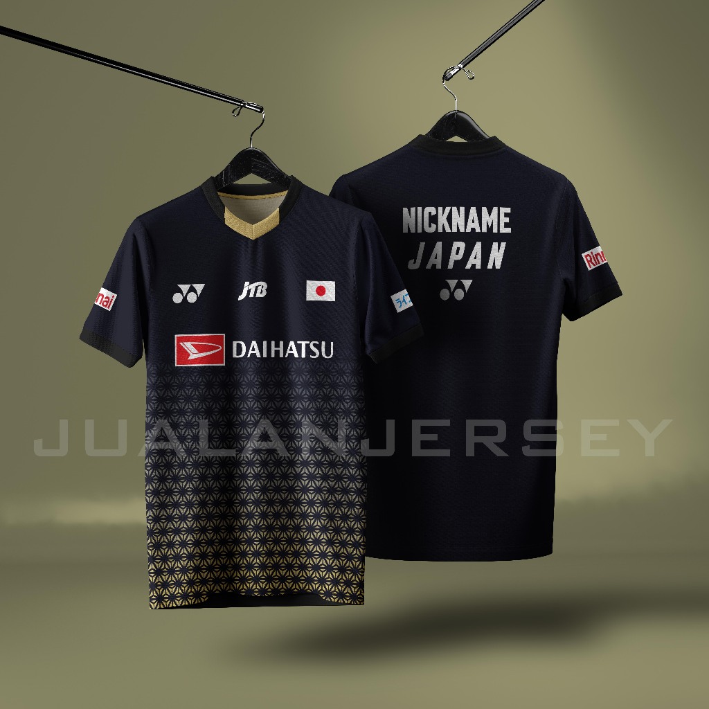 Tim JAPAN BADMINTON JERSEY 2023 ฟรี CUSTOM NAME & PB