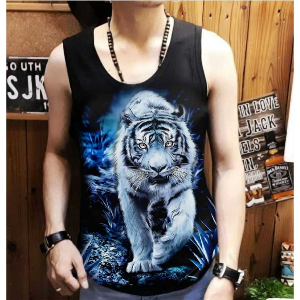 Yc collection / เสื้อกล้ามผู้ชาย tiger es