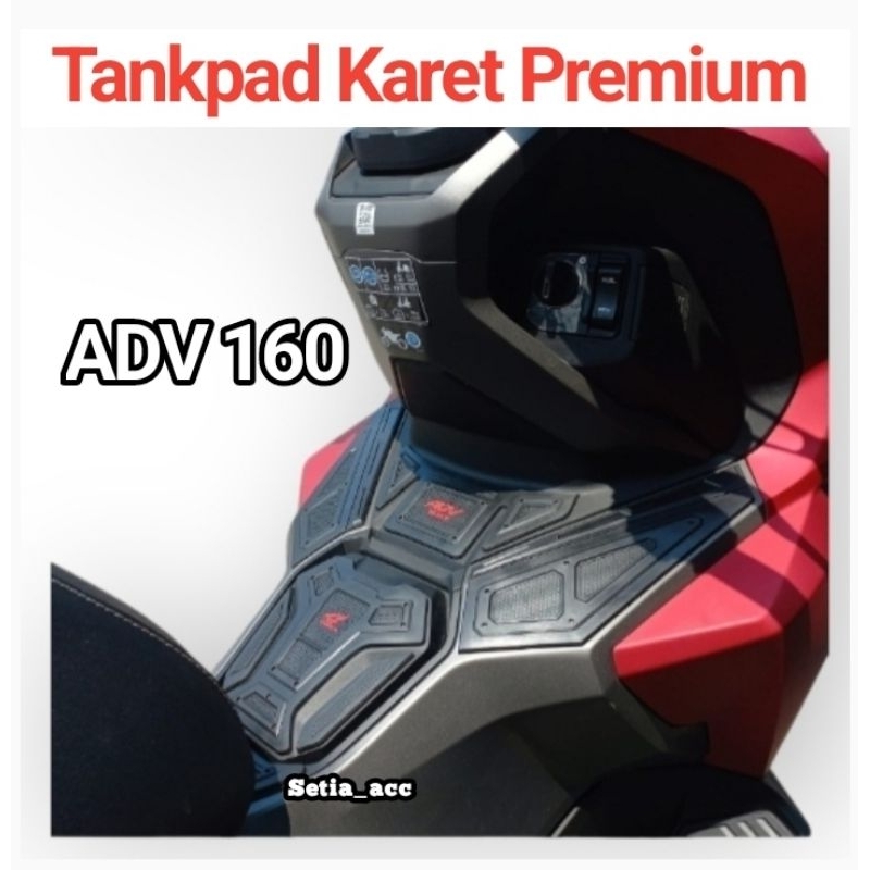 Putih MERAH Tankpad สติ๊กเกอร์ยาง ADV 160 นูน 3d Premium Tank Pad สีแดงทองสีเทาสีขาวสีฟ้า