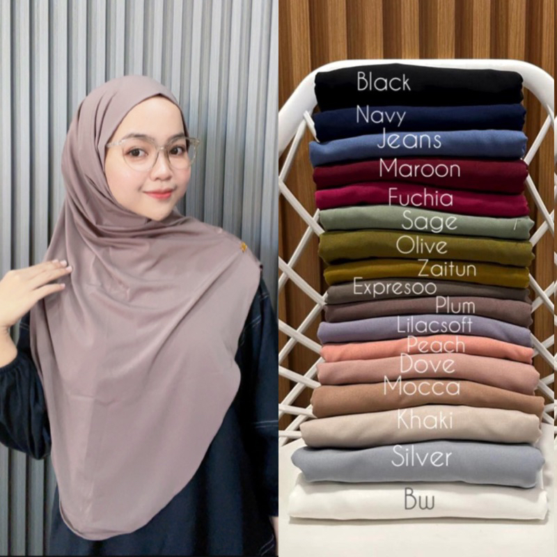 JISOO IRAL มาเลเซีย INSTANT HIJAB/meidinahijabku