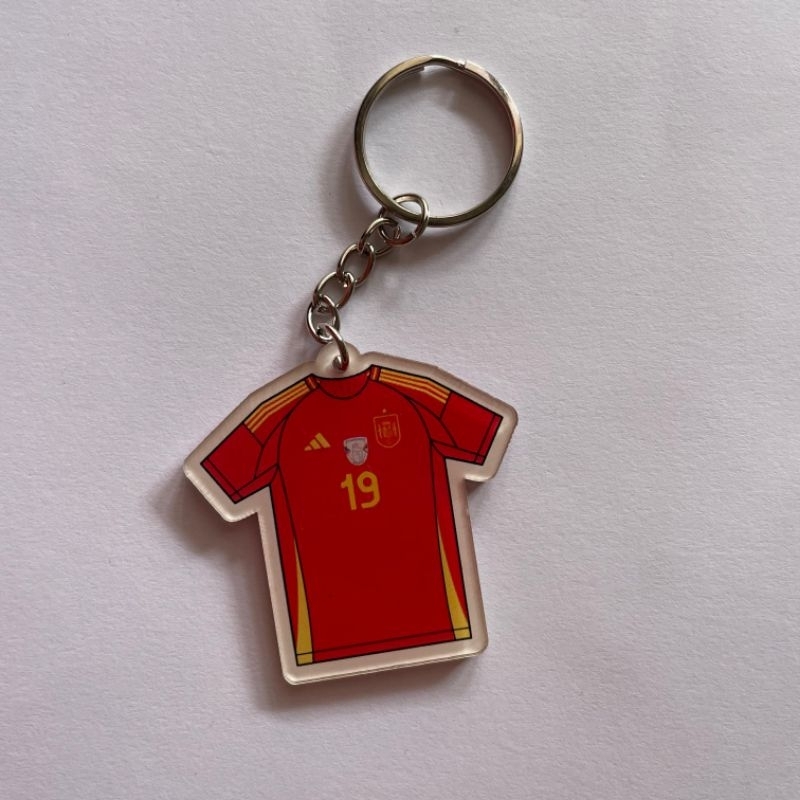 GANTUNGAN LAMINE YAMAL SPAIN HOME JERSEY KEYCHAIN - RDSTORE