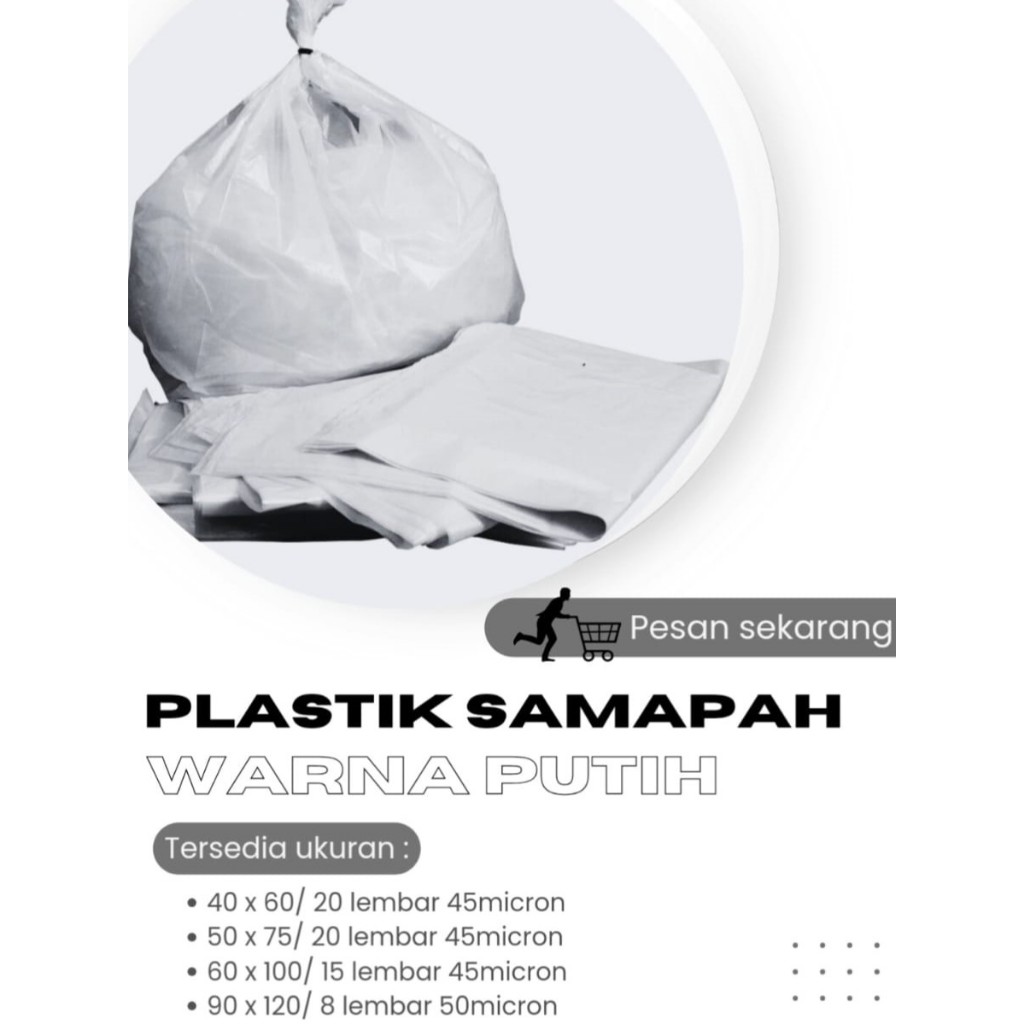 WHITE MEDICAL TRAASH BAG/TRASH BAG/CREASE BAG/HOME TRAASH BAG