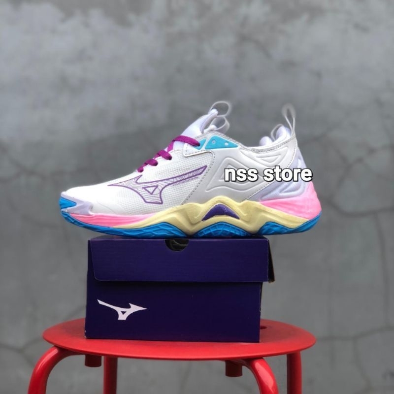 Mizuno wave momentum 3 รองเท้าวอลเลย์บอลผู้หญิง/วอลเลย์บอล