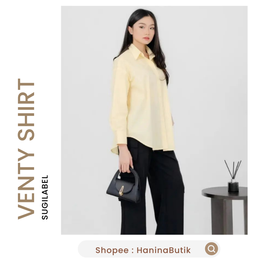 KEMEJA (READY TO SHIP) เสื้อ VENTY BANANA by SUGILABEL | เสื้อฉลาก VENTY SUGI