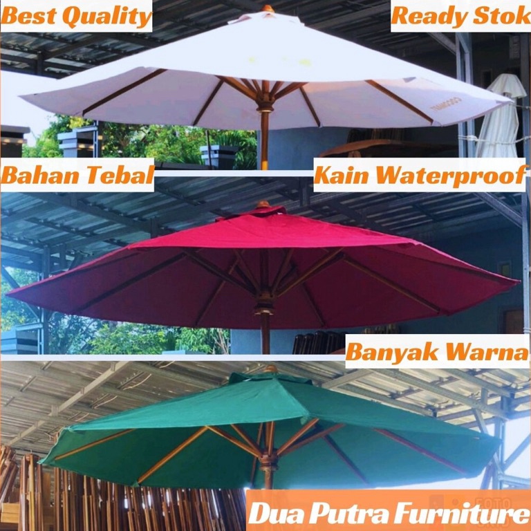 TENDA Sales of GARDEN UMBRELLA CLOTH CAFE UMBRELLA CLOTH OUTDOOR TENT CLOTH READY TO INSTALL VILA UM