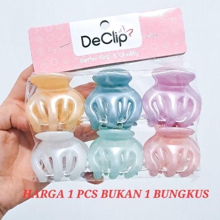Jadai Declip 1 ชิ้น (1 ชิ้น) / Jedai Korea / JEDAI DECLIP ORIGINAL HAIR CLIP / Jadai thailand / JEDA