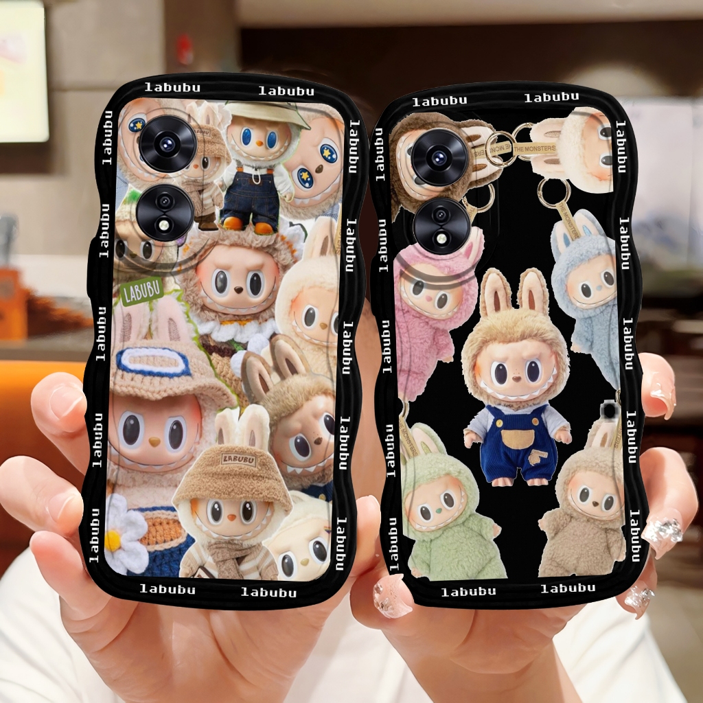 HP R_248 กรณีการ์ตูน Labubu Viral Oppo A60 A3X A3 A3 PRO A78 4G A78 5G A58 5G A5 4G A38 A18 A98 a7/a