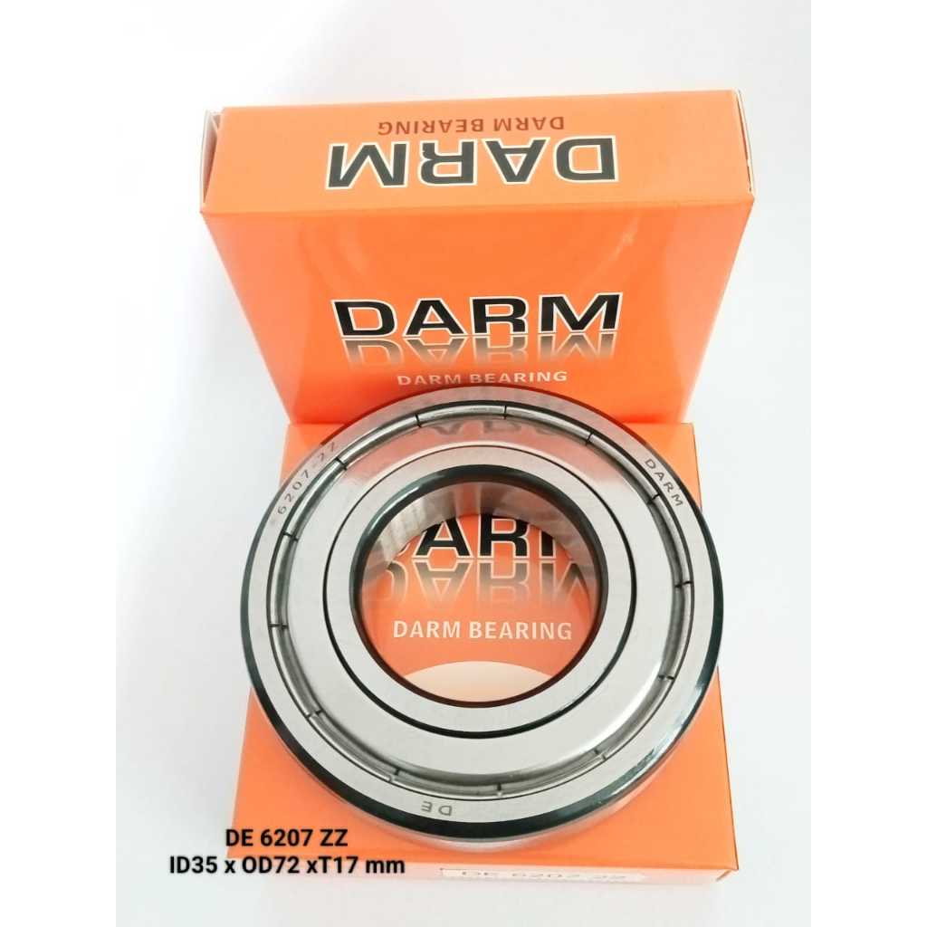DARM DE 6207 ZZ ปริมาณ 1 ชิ้น DARM Bearing เยอรมัน