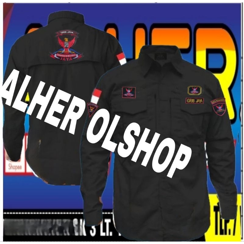 KEMEJA Grib jayaยุทธวิธีเสื้อgrib jayaเสื้อยุทธวิธีgrib jayaเสื้อgrib jayaเครื่องแบบpdl grib jaya Ma