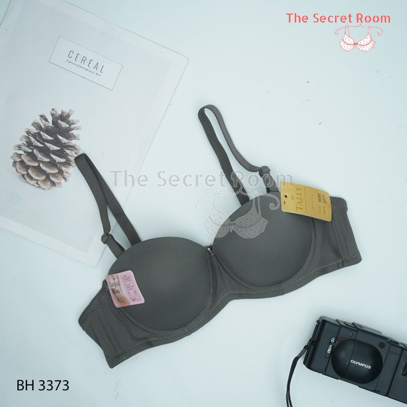 TALLY BRA BH KEMBEN 3373 I CUP BI พร้อมสายไฟ I 1/2 ถ้วย | MEDIUM FOAM I HOOK 2 I SIZE 34 - 38