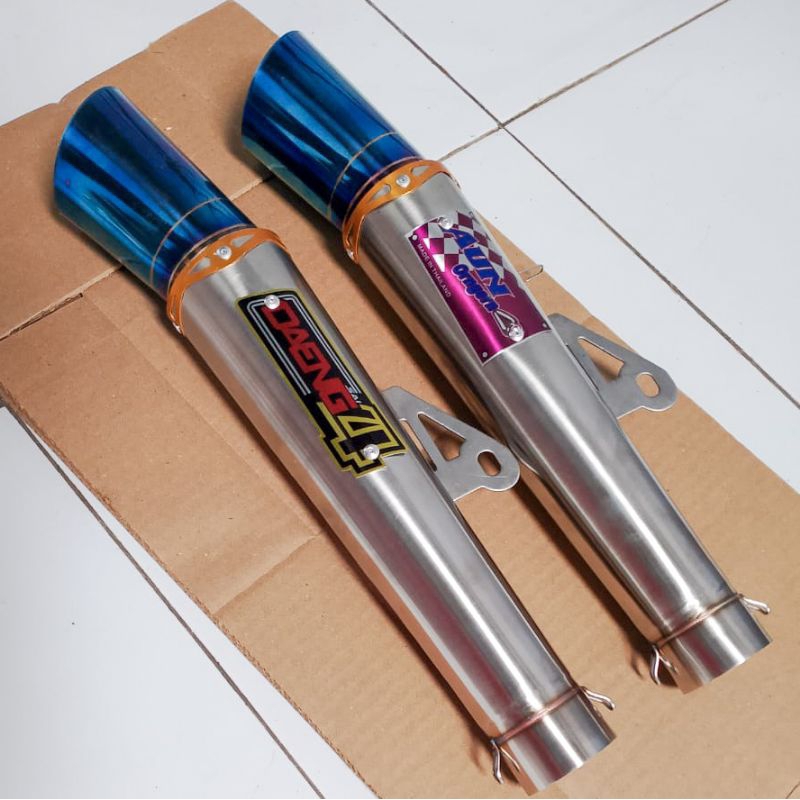 51 มม. กระบอกใส่ท่อไอเสียแบบเปิดเท่านั้น Daeng Sai4 / Aun สําหรับรถมอเตอร์ไซด์ทุกรุ่น