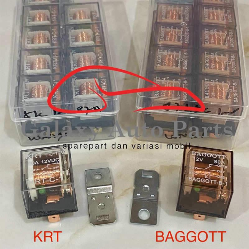 5k pin 5 ขา 87a 12v รีเลย์เบรกเกอร์ตัดใส