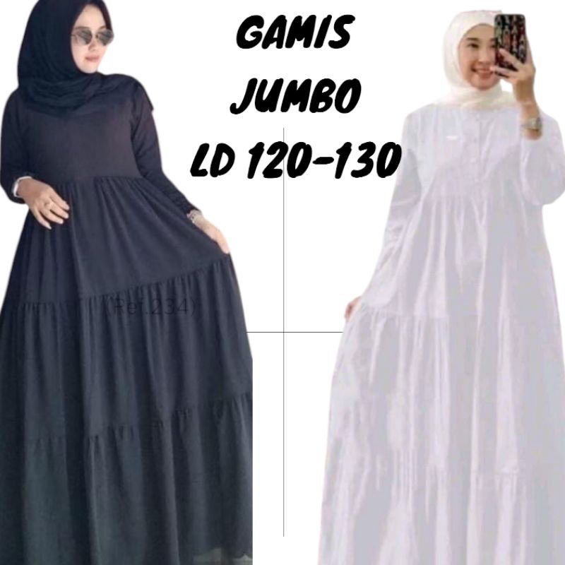 Gamis JUMBO SUSUN GAMIS Ld 120-130