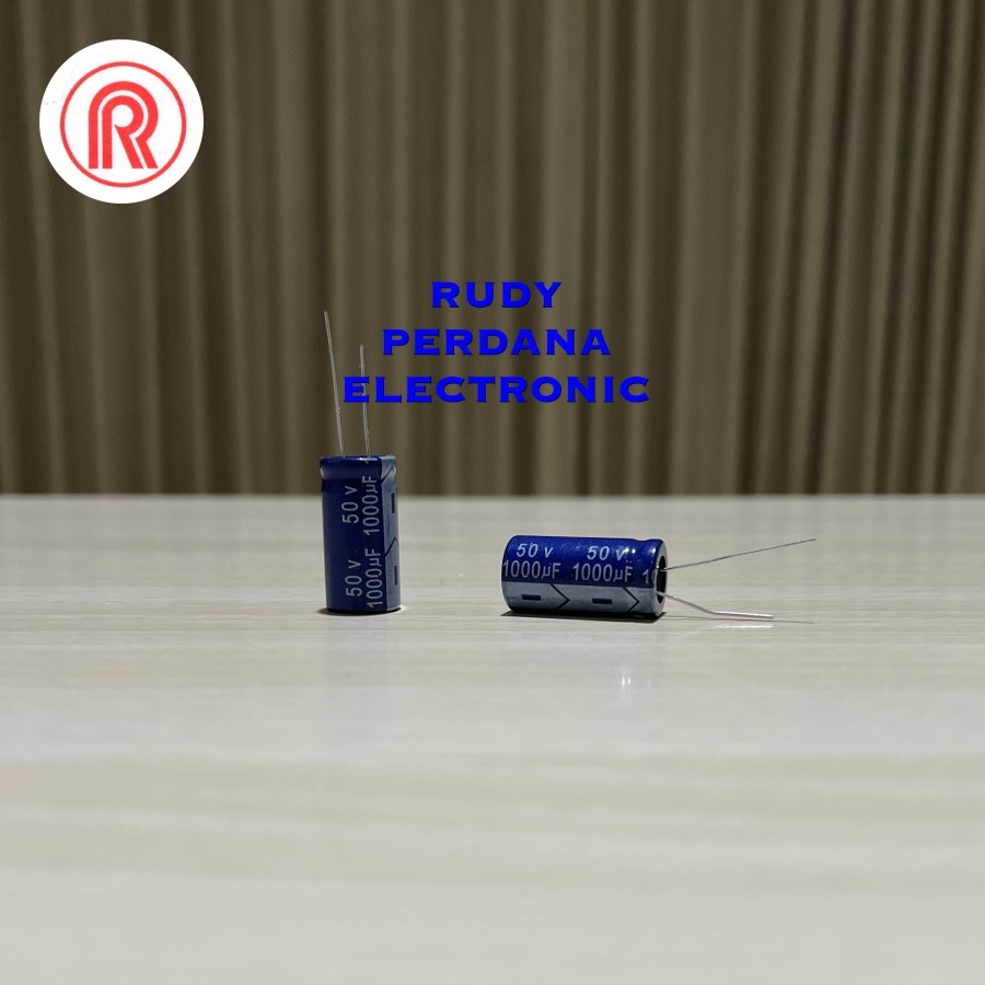 คาปาซิเตอร์ ELCO ELKO 1000UF 50V 1000 UF 50 VOLT