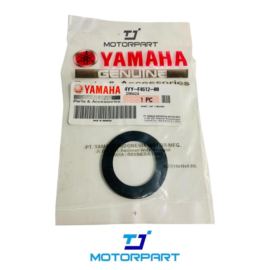 4YY-F4612-00 ฝาถังน้ํามันยางสําหรับ Fizr, Mio, Jupiter Z, Vega, Rx King YAMAHA ของแท้ 100%