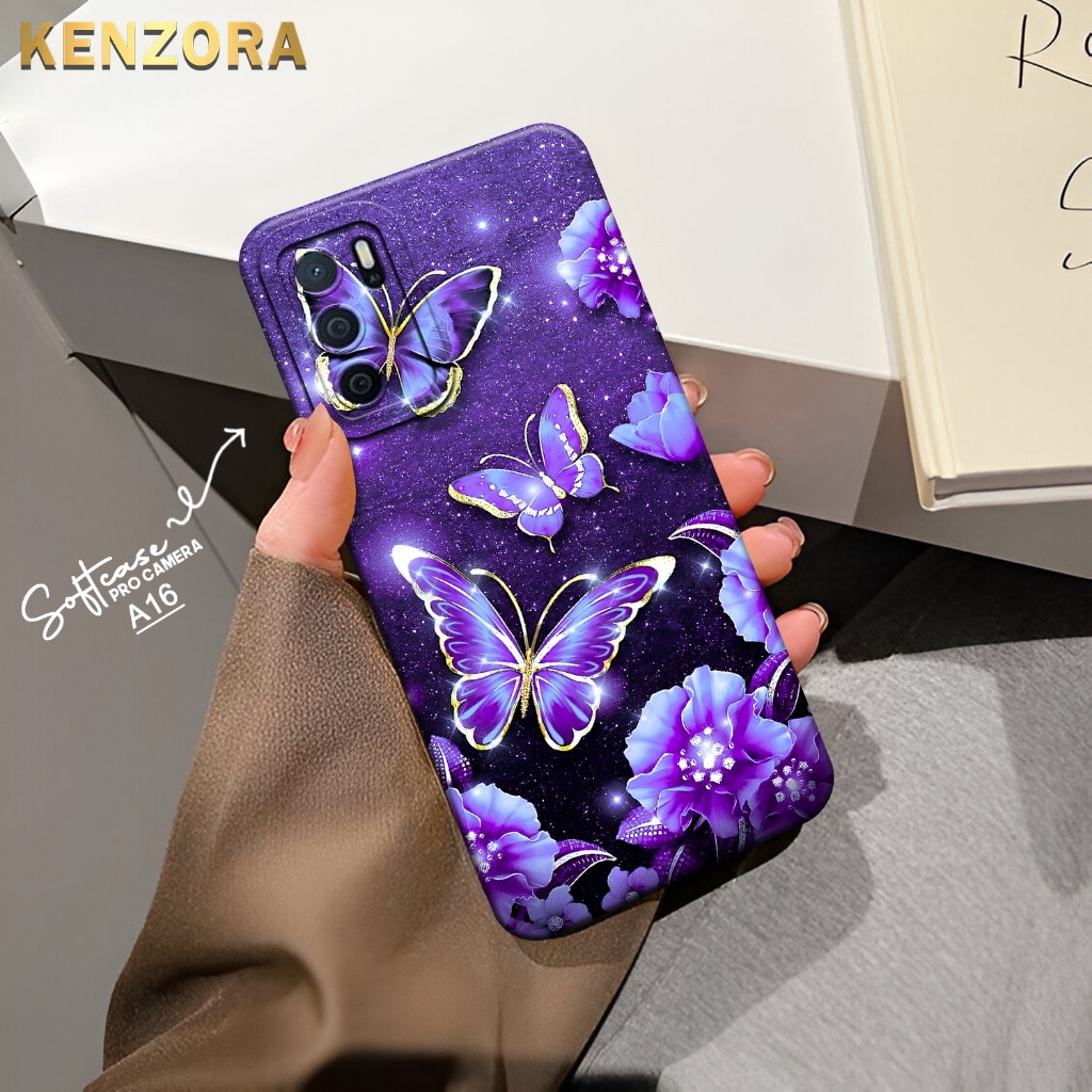 เคส OPPO A16 - เคส Kenzora - เคส OPPO A16 - เคส AESTIC- เคสผีเสื้อ - ผิวมือถือ - เคสผีเสื้อ - เคสน่า