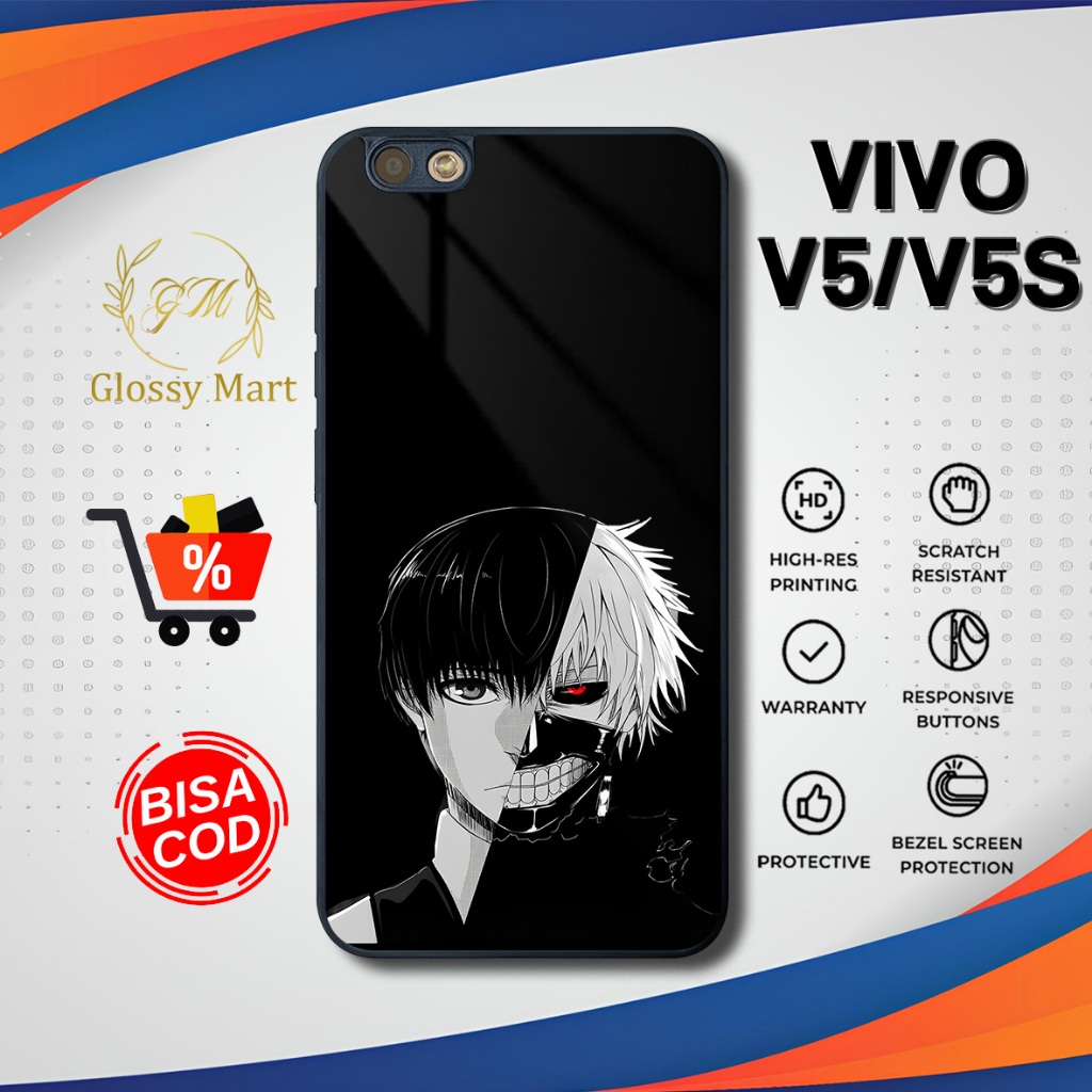 ล่าสุด Vivo V5 V5s Case Hardcase Softcase Glossy Anime Dark Case Vivo V5 V5s