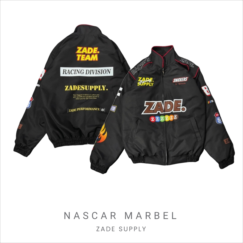 ZADE Nascar Jacket Marbel Black