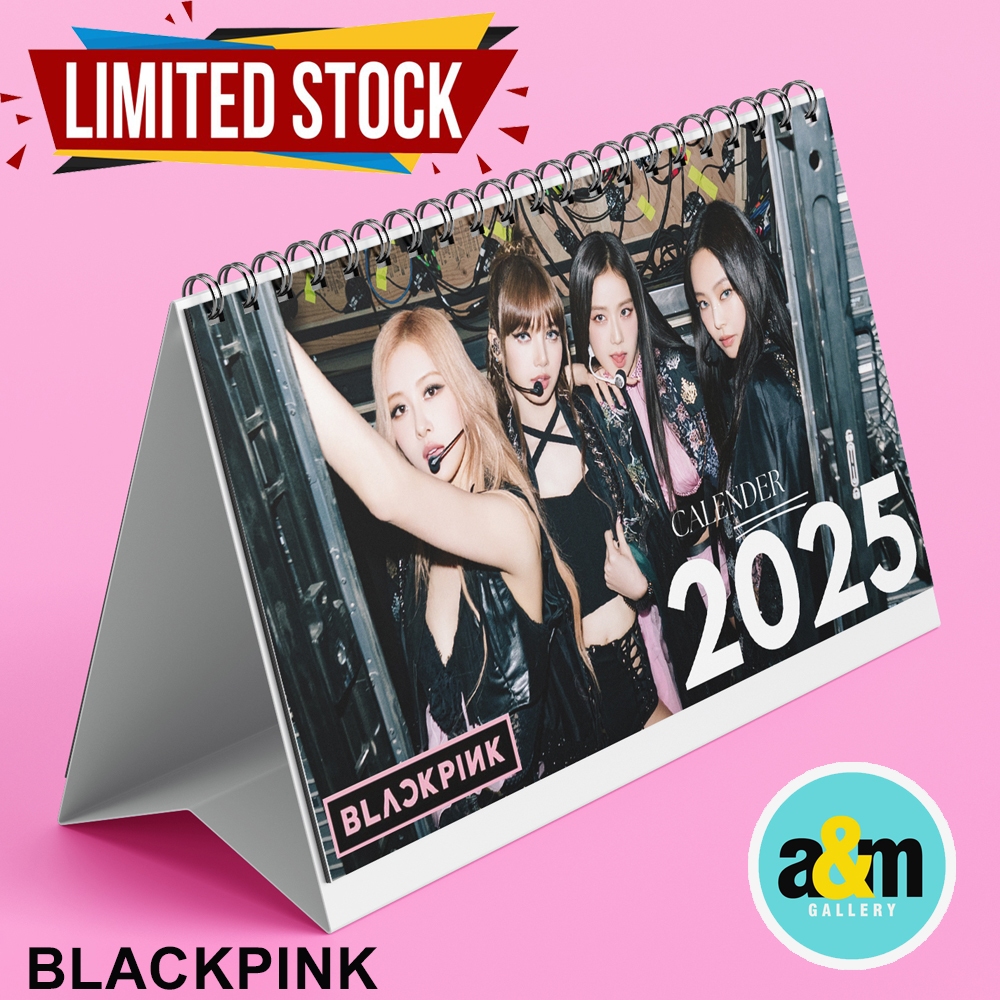 A&m BLACKPINK Calendar ปฏิทินตั้งโต๊ะ 2025 ปฏิทิน K-POP