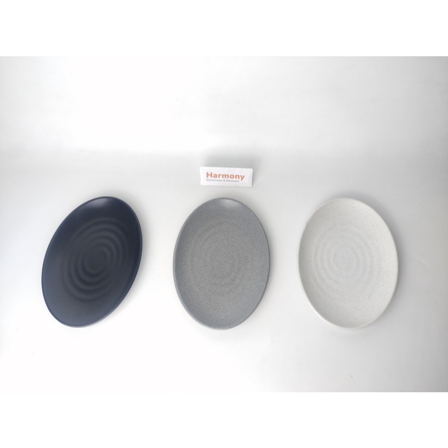 Onyx 9" จานวงรี Cosmic Series 15099 จานเสิร์ฟเมลามีนลายด้าย