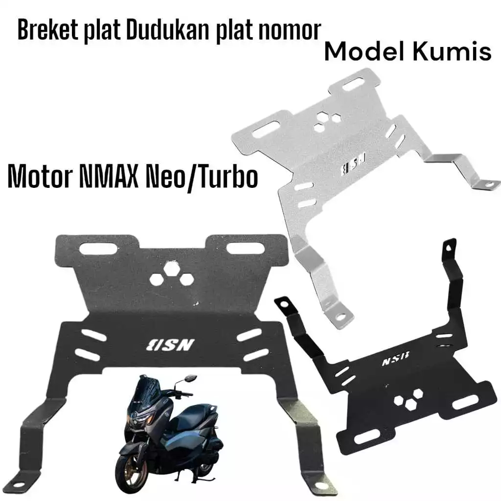 Nmax Turbo Nmax Neo Plate Bracket Plate Holder // NEW Nmax Turbo Plate Holder, Nmax Neo // Plate Bra