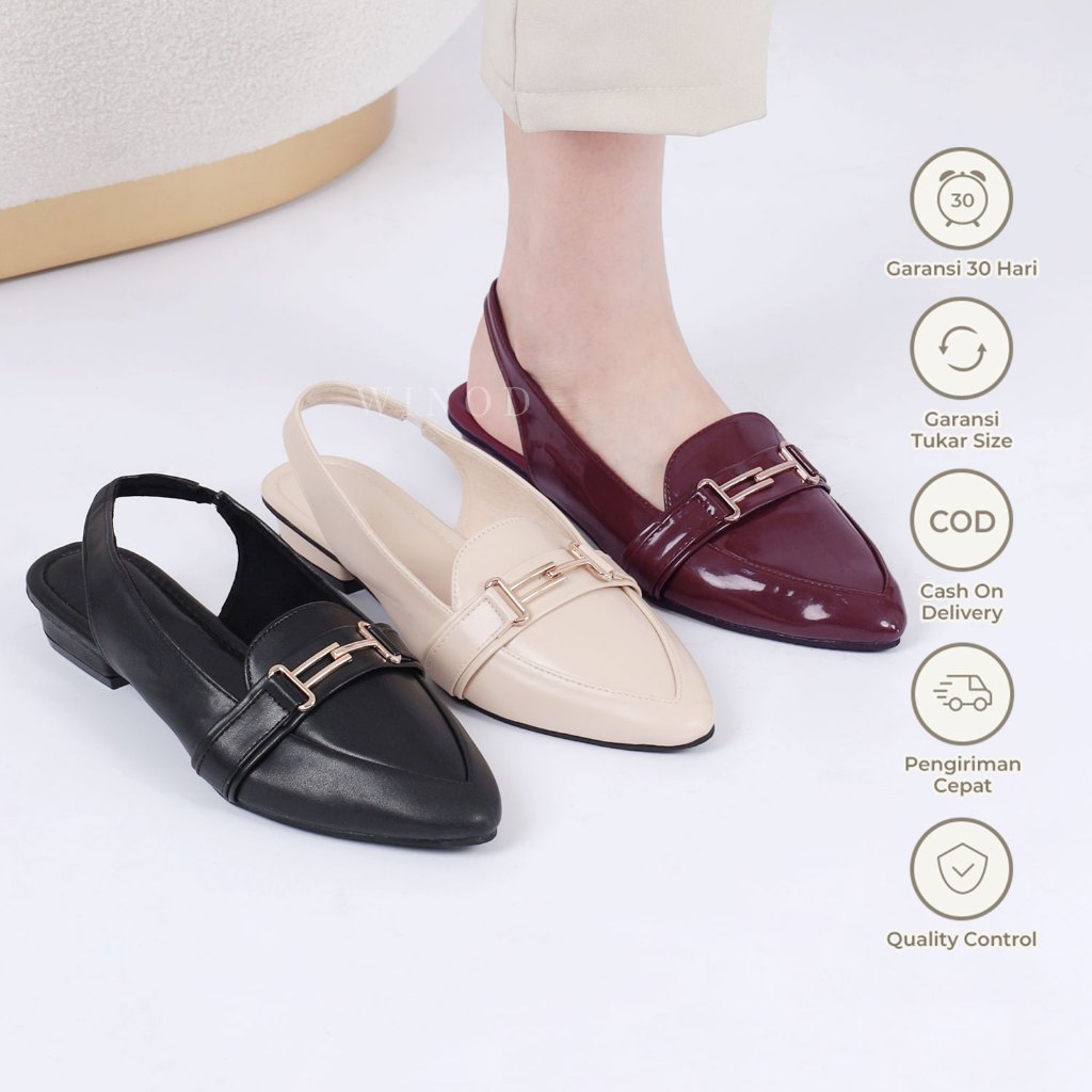 WINOD Lava Flatshoes รองเท้าทํางานผู้หญิง