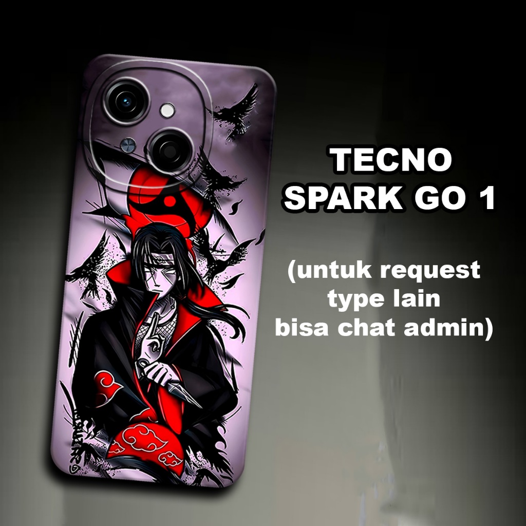 CC10/ ซอฟท์เคสยางยืดหยุ่นสําหรับ TECNO SPARK GO 1 / ลายตัวละครอนิเมะนารูโตะ / เคส TECNO SPARK GO 1 /