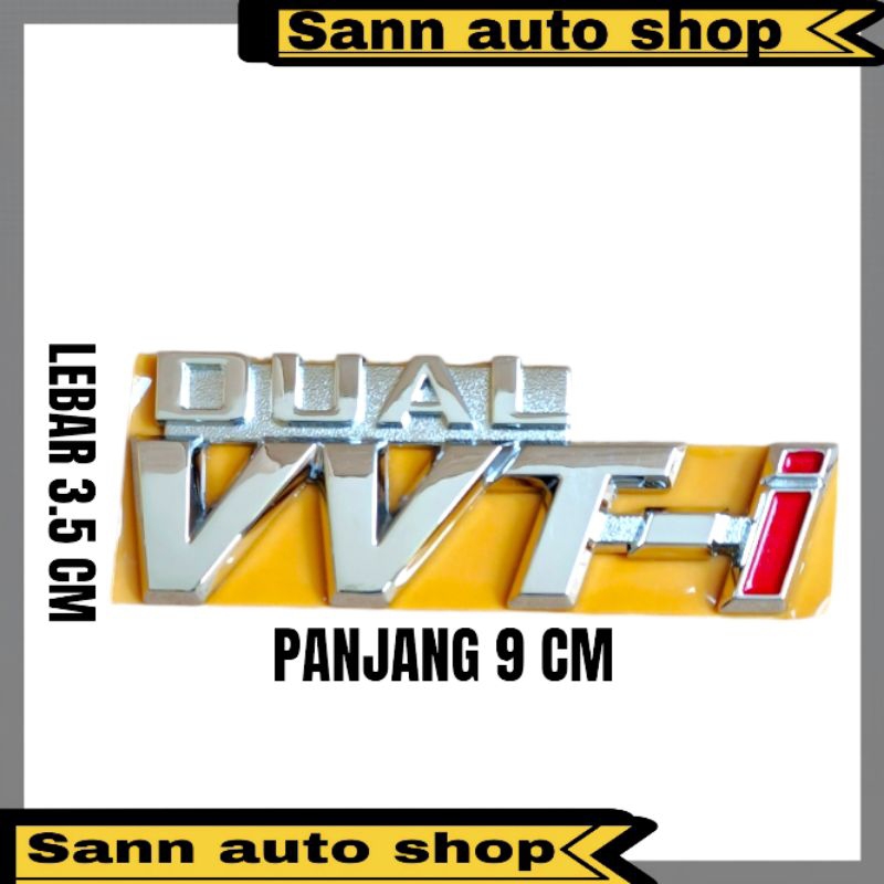 โลโก้สัญลักษณ์ DUAl VVT-I ขนาดใหญ่ดั้งเดิม / โลโก้สัญลักษณ์ DUAL VVT-I ดั้งเดิม