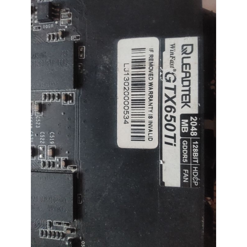 Vga gtx 650 ti 2gb 128bit ddr5