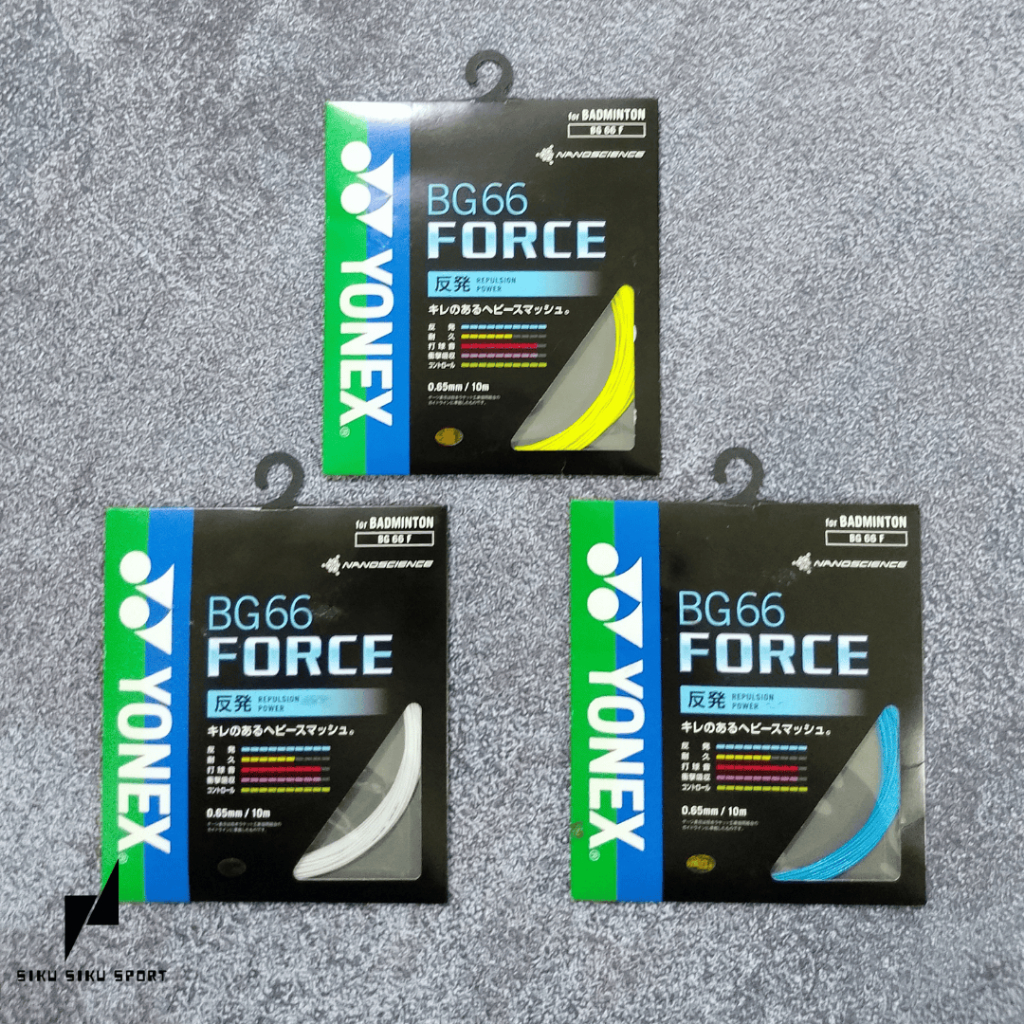 สายแบดมินตัน Yonex BG 66 Force JP Japan