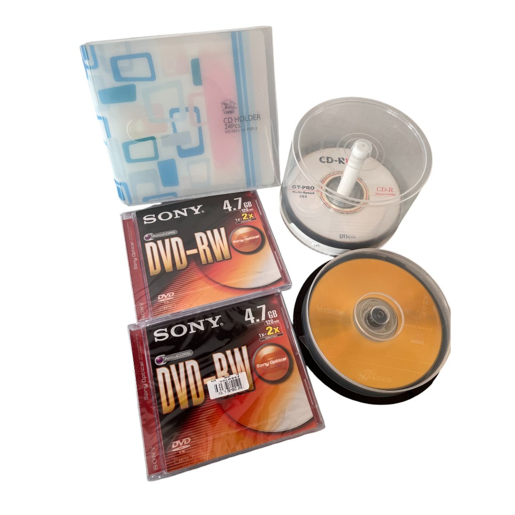 1 ชุด CD-R/DVD-R/DVD-RW