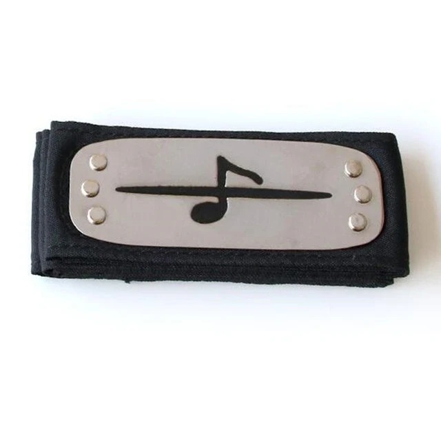 ที่คาดผม Naruto 04 Akatsuki Village Otakure Village Village Village ซ่อนอยู่ในเสียง