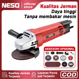 NESO German Tool Mesin Gerinda Tangan 4 inch 100mm (COD) kecepatan variabel Angle Grinder mini Grinda NT850