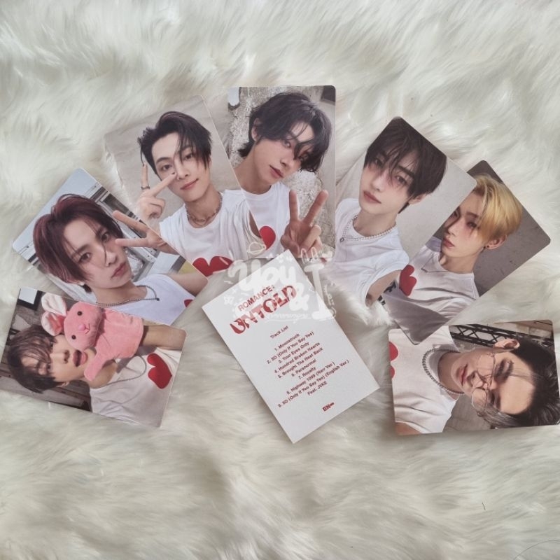 อัลบั้ม Enhypen โรแมนติก : undold weverse ver. r:u heesung jay jake sunghoon sunoo juungwon ni-ki pc