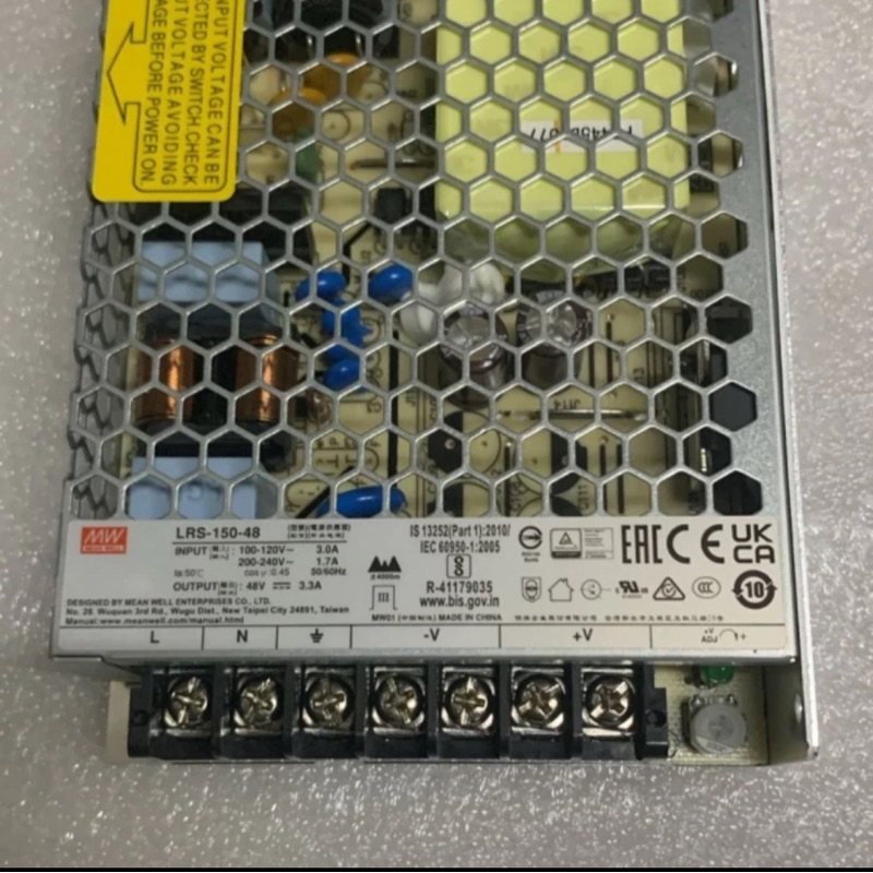 MeanWell Mean Well LRS 150-48 48V 48Volt 3.3Ah Adapter สินค้าเดิม