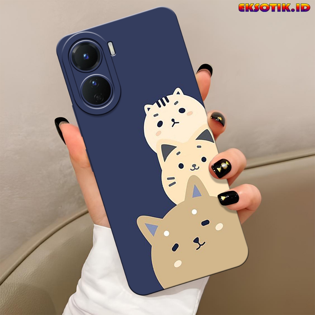 เคส Vivo Y16 - เคส Vivo Y16 - เคสแฟชั่น - Vivo Y16 Silicone - Cool and Cute Motips - Vivo Y16 Softca
