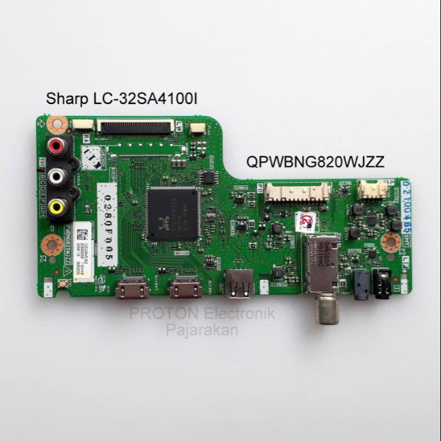 MESIN Sharp Aquos LC-32SA4100I LC-32SA41001 LC 32SA41001 32SA4100I 32SA4100 PCB Manherboard QPWBNG82