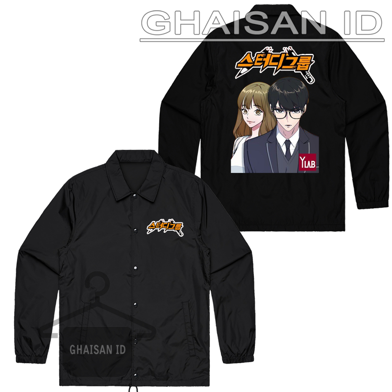 ANIME MANHWA STUDY GROUP WEBTOON GAMIN YOON COACH JACKET - xyz ghaisand id