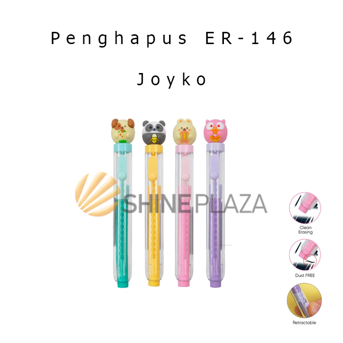 Joyko ER-146 Cute Kids Pencil Eraser - Animal Kingdom Pencil Eraser