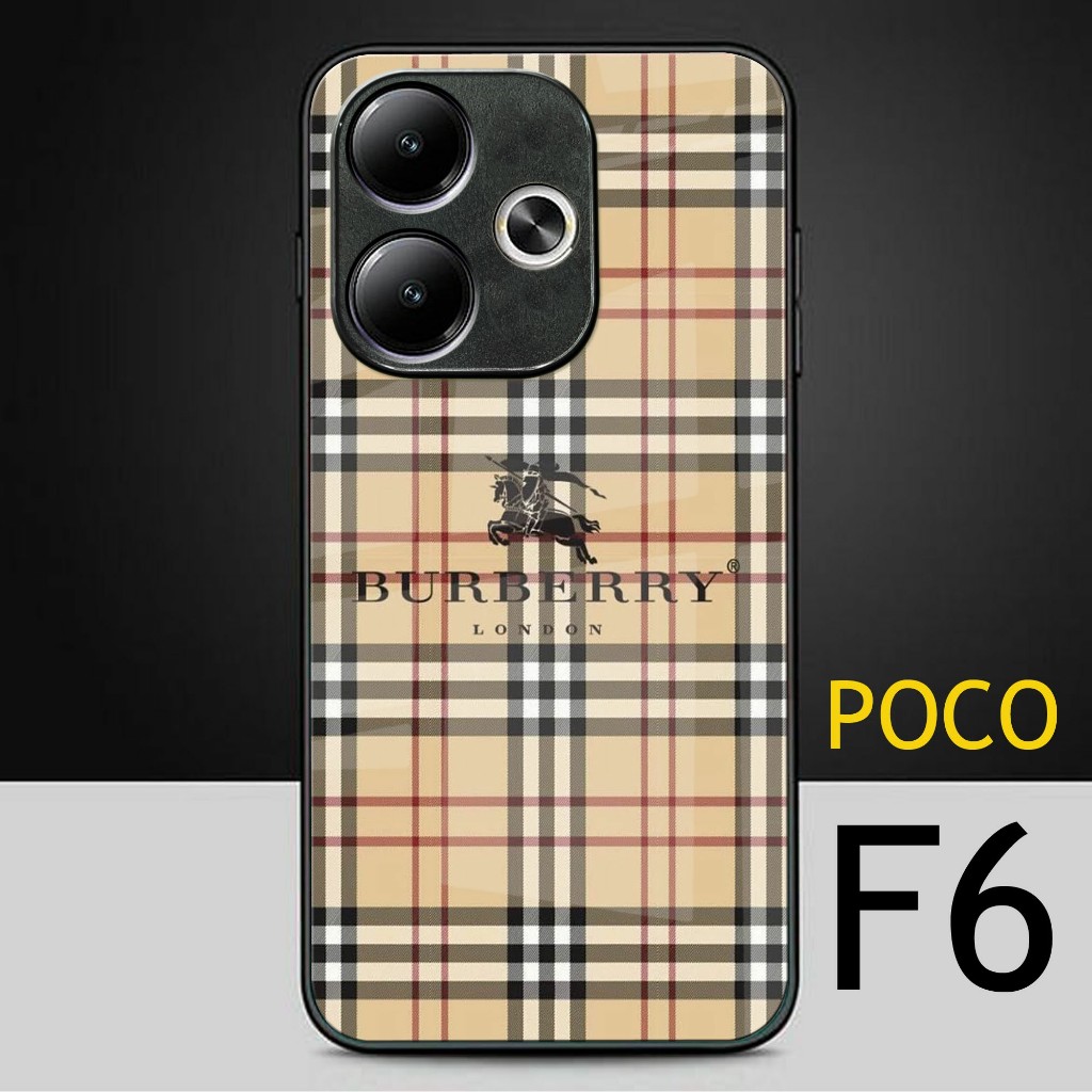 Softcase Glass Glitter สําหรับ Xiaomi Poco F6 - ปลอก Hp Poco F6 - เคสป้องกัน Hp Poco F6 - K32