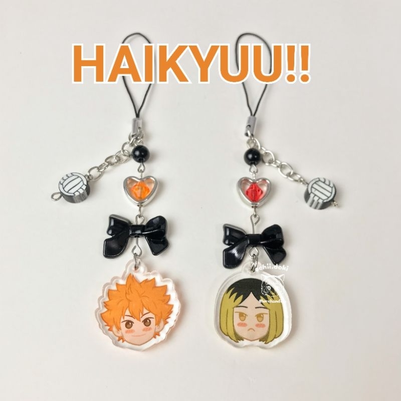 ไฮคิว! สายคล้องโทรศัพท์ พวงกุญแจ อะนิเมะ