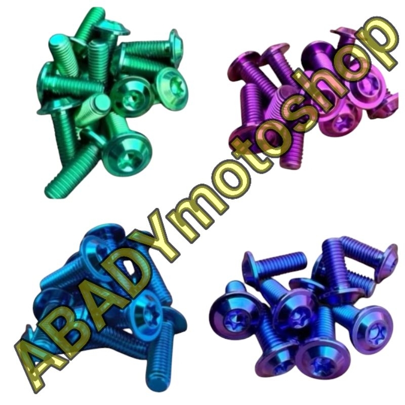 BOLT TITANIUM M8X20 PROBOLT DISC TITANIUM BOLT GR5 UNIVERSAL