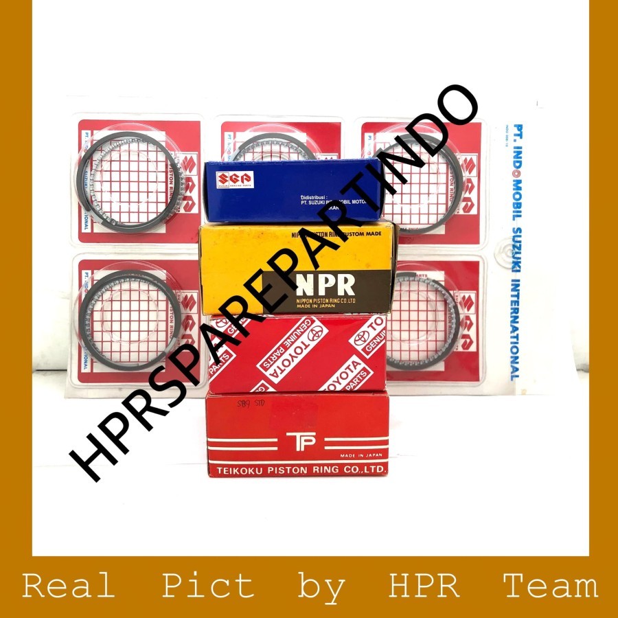 แหวนลูกสูบ Seher Daihatsu Hijet 1.0 1000 S75 - S88 Zebra 1.0 - Charade G10 G11 Size STD - 150